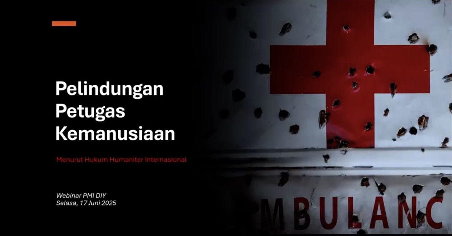 PMI Kabupaten Tana Toraja Tegaskan Komitmen Pelindungan Petugas Kemanusiaan Lewat Webinar Nasional Bersama ICRC